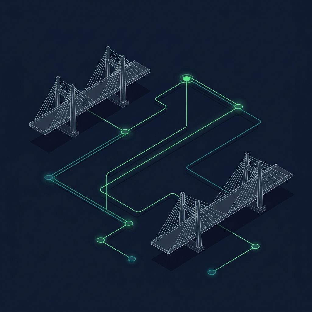 Parametric bridge engine visualization